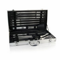 Mirage Pro 11 Piece Stainless Steel Barbecue Tool Set in Aluminum Case